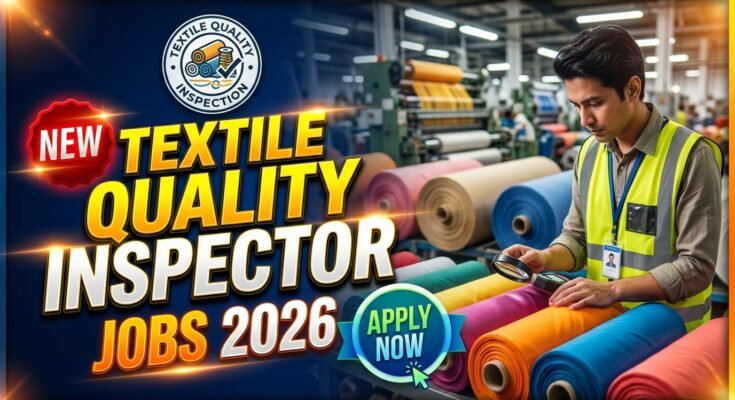 New Textile Quality Inspector Jobs 2026